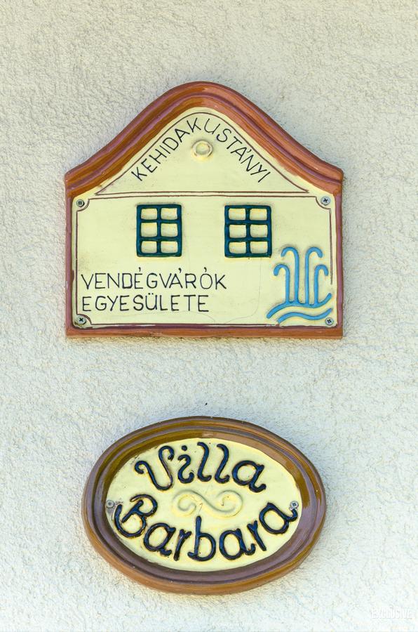 Barbara Apartmanház Kehidakustány Exterior foto